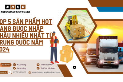Top 5 sản phẩm hot đang được nhập khẩu nhiều nhất từ Trung Quốc năm 2024