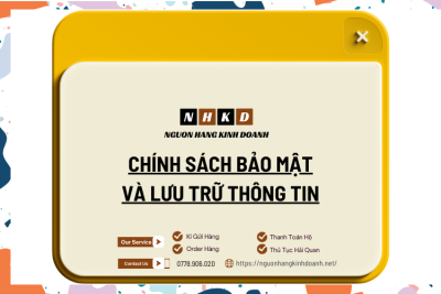 Chính sách bảo mật và lưu trữ thông tin